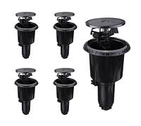 [Pack 5] Arroseur à impact 6008 résistant pour l'irrigation automatique. Basse pression/débit. Arroseurs d'arrosage avec prise femelle de 1/2" et 3/4". Arroseur sectoriel Portée de 6 à 13m