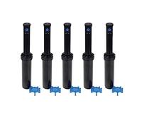 [Pack 5] Arroseur émergent de turbine 3504-PC, Rain Bird - Arroseurs d'irrigation de gazon - Arroseurs de turbine sectoriels (40º-360º) de ½ facile Utilisation pour courts et moyens portés