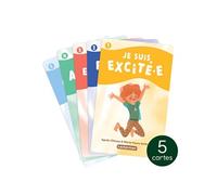 Pack 5 cartes pour conteuse d'histoire Le yoga des émotions