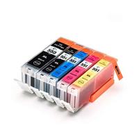 Pack 5 Cartouche d'encre Qualité Premium PGI550 PGI 550 XL Black CLI551 CLI 551 XL Black Cyan Magenta Yellow/pour imprimante Canon MX 725 925 Pixma Ip7250 Ip8750 IX6850 - Plein d'encre