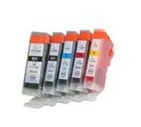 Pack 5 Cartouche Plein d'encre PGI 5 CLI 8 PGI5 CLI8 Noir et Couleur pour imprimante Canon MP 500 510 520 530 600 610 800 810 830
