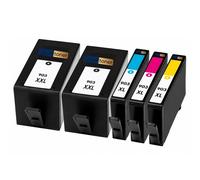 Pack 5 Cartouches 903XL 903 XL Couleur compatible pour HP OfficeJet Pro 6960 6970 Haute capacité avec puce résistante aux mises à niveau