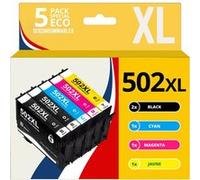 Pack 5 cartouches compatibles EPSON 502XL - 123CONSOMMABLES Pack G