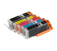 Pack 5 Cartouches PGI570 XL CLI571 XL/Noir et Couleur pour imprimante Canon MG 5700 5750 5751 5752 5753 6800 Serie 6850 6851 6852 6853 7700 7750 7751 7752 7753 - Plein d'encre