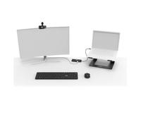 Pack 5en1 (Clavier & Souris Bluetooth/Webcam/Station d'accueil/Support) sans fil Port Design Home Office (Noir)