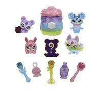 Moose Toys - Pack Magic Mixies Mixlings, 5 Mixlings mystères + Chaudron arc-en-ciel