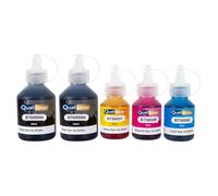 Pack 5 Recharge Encre BT5000 BT6000 BTD60 Bouteille Compatible pour Brother DCP T300 T500W T700W MFC T800W Noirs et Couleurs Haute capacité 100 ML