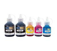 Pack 5 Recharge encre BT5000 BT6000 BTD60 compatible pour Brother Noirs et Couleurs Haute capacité 100 ml