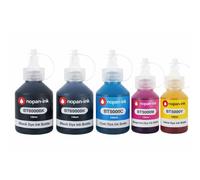 Pack 5 Recharge encre BT5000 BT6000 BTD60 compatible pour Brother Noirs et Couleurs Haute capacité 100 ml