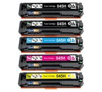 Pack 5 Toner 1246C002 1245C002 1244C002 1243C002 045H 045 H Compatible pour Canon i-SENSYS LBP-611 CN LBP-612 Cdw MF 633 Cdw MF 635 Cx Noirs et Couleurs Haute capacité 2800 2200 Pages
