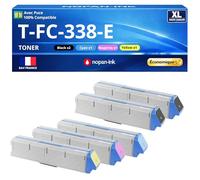 Pack 5 Toner 45536416 45536415 45536414 45536413 Compatible pour OKI 931 Noir et Couleurs Haute capacité avec Puce 24000 Pages