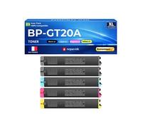 Pack 5 Toner BPGT20BA BPGT20CA BPGT20MA BPGT20YA compatible pour Sharp 22 10 20 25 Noir et Couleurs