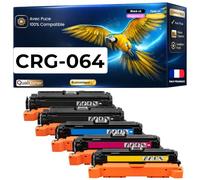 Pack 5 Toners 064 CRG-064 compatibles pour Canon Multicolor 13 000 Pages