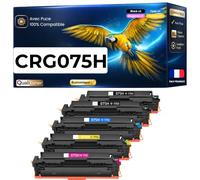 Pack 5 Toners 075H Compatible pour Canon Multicolor 3200 Pages
