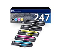 Pack 5 toners compatibles BROTHER TN-247 XL