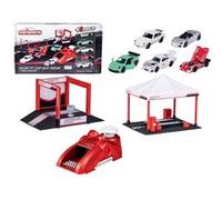 Pack 5 Véhicules Majorette Porsche Racing Tent Multicolore F