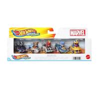 Pack 5 véhicules Racers Marvel - Hot Wheels - HPN40 - Jouet pour enfant de 3 ans et plus