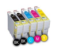 PACK 5 x ENCRES COMPATIBLES INKPRO MULTICOLORESE LC223 BK V3 - LC223 Y V3 FOR BROTHER DCP-JPACK 5 x 62DW