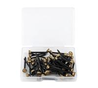 Pack 50 Clous Pour Images Cadres Grands Ongles Tête Pour Cadres Des Ongles Forts Décoratifs Longs Punaises Simples D'installation Image Cintrer Suspendre Les Crochets Muraux