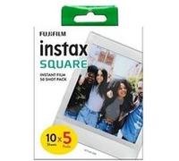 instax 70100147085 Film carré, Bordure Blanc, 50 Unité