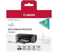 PACK 5x CARTOUCHEs CANON PGI-72 PHOTO BK + GY + PM + PC + CO / PGI72 PGI 72 PBK