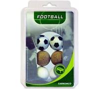 Pack 6 Ball de football 2 blanc + 2 balle + 2 liège 62606 Noir G