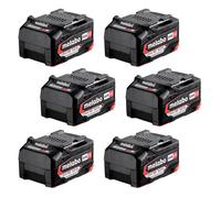 Metabo Pack de 6 batteries Li-Power 18V 5,2 Ah