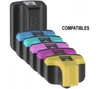 Pack 6 Cartouches jet d'encre "Génériques" compatible HP 363 Black/Cyan/Magenta/Yellow/Cyan Photo/Magenta Photo G