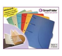 Pack 6 chemises Smartfolder Aloha - multicolore, env. 80 feuilles, système d'ouverture breveté