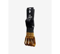 Black Diamond – Pack de 6 dégaines d'escalade Hotforge Quickpack 12 cm – Amber