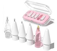 Pack 6 Embouts Remplacement Pour Apple Pencil Pro, Embout Compatible Avec Apple Pencil, Génération D'embouts Remplacement Très Sensibles Avec Boîte Rose Pour Apple Pencil Pro Usb-C & 1èRe/2ème Générat