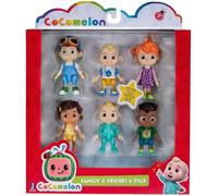 Bandai - CoComelon - Pack 6 Figurines - Figurines 7cm à Collectionner - 2 JJ, yoyo, Tomtom, Cody et Nina - WT0170