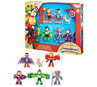 Pack 6 Figurines Hasbro Marvel Iron Man and his Awesome Friends Pack Avengers en armure