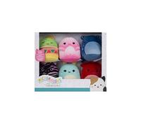 Pack 6 Peluches Squishmallows Style 2 6 cm Modèle aléatoire