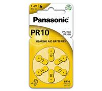 Panasonic Piles auditives PR10 / PR230L / PR536 – Pack de 6