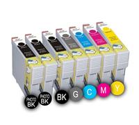 PACK 7 x ENCRES COMPATIBLES INKPRO MULTICOLORESE PGI525 BK - CLI526 Y FOR CANON MG5100