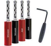 Fiche banane AUDIOQUEST SG 100 Bananes Silver x8