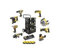 DeWalt Pack d'outils sans fil XR 18V 8 outils 4 batteries 5Ah Coffret inclus