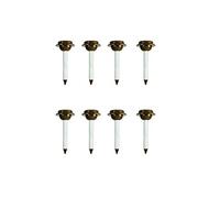 pack 8x répulsifs solaires antiserpent lézar jardin repousse serpent