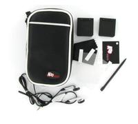 Pack 9 Accessoires Protection Transport Noir DSi