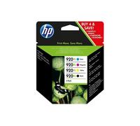 HP 920XL 4-pack High Yield Black/Cyan/Magenta/Yellow Original Ink Cartridges cartouche d'encre 4 pièce(s) Rendement élevé (XL) Noir, Cyan, Magenta, Jaune