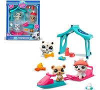 Pack a theme 3 Pets - BANDAI - Littlest Pet Shop Neige - Animaux et accessoires