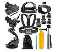 Pack Accessoires 12en1 | GoPro | Dji osmo | Toutes Caméras Action | Perche | Harnais | Flotteur | Ventouse | Support | Pince
