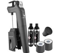 Coravin - Système conservation vin Timeless Three Plus - Noir - 2 capsules Argon - Aérateur inclus