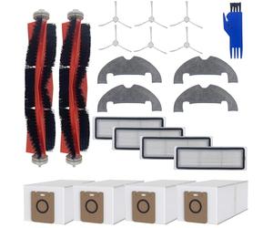 Pack accessoires compatible avec Dream D10 Plus/L10 Plus/Z10 Pro - Sacs, Filtres, Serpillères, Brosses Latérales, Rouleau Extracteur Phonillico®