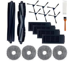 Pack accessoires compatible avec Ecovacs Deebot X2/X2 OMNI/X2 PRO/DEX86 - Filtres, Serpillères, Brosses Latérales, Rouleau Extracteur Phonillico®