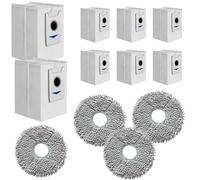 Pack accessoires compatible avec Ecovacs Deebot X2/X2 OMNI/X2 PRO - Pack 4 Lingettes 8 Sacs Phonillico®