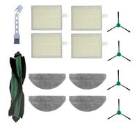 Pack accessoires compatible avec irobot Roomba Combo Essential/Combo 2 Essential / 105 Combo / Y0140 / Y0112 / Y0110 - Filtres, Serpillères, Brosses Latérales, Rouleau Extracteur Phonillico®