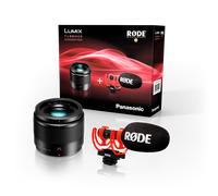 Panasonic Kit accessoires pour Lumix Micro 4/3 : Lumix 25mm F1.7 + Micro Vidéomicro 2