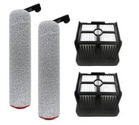 Pack accessoires - PHONILLICO - Dreame H12 Pro / H12 Dual - 2 rouleaux brosses - 2 filtres HEPA - Gris